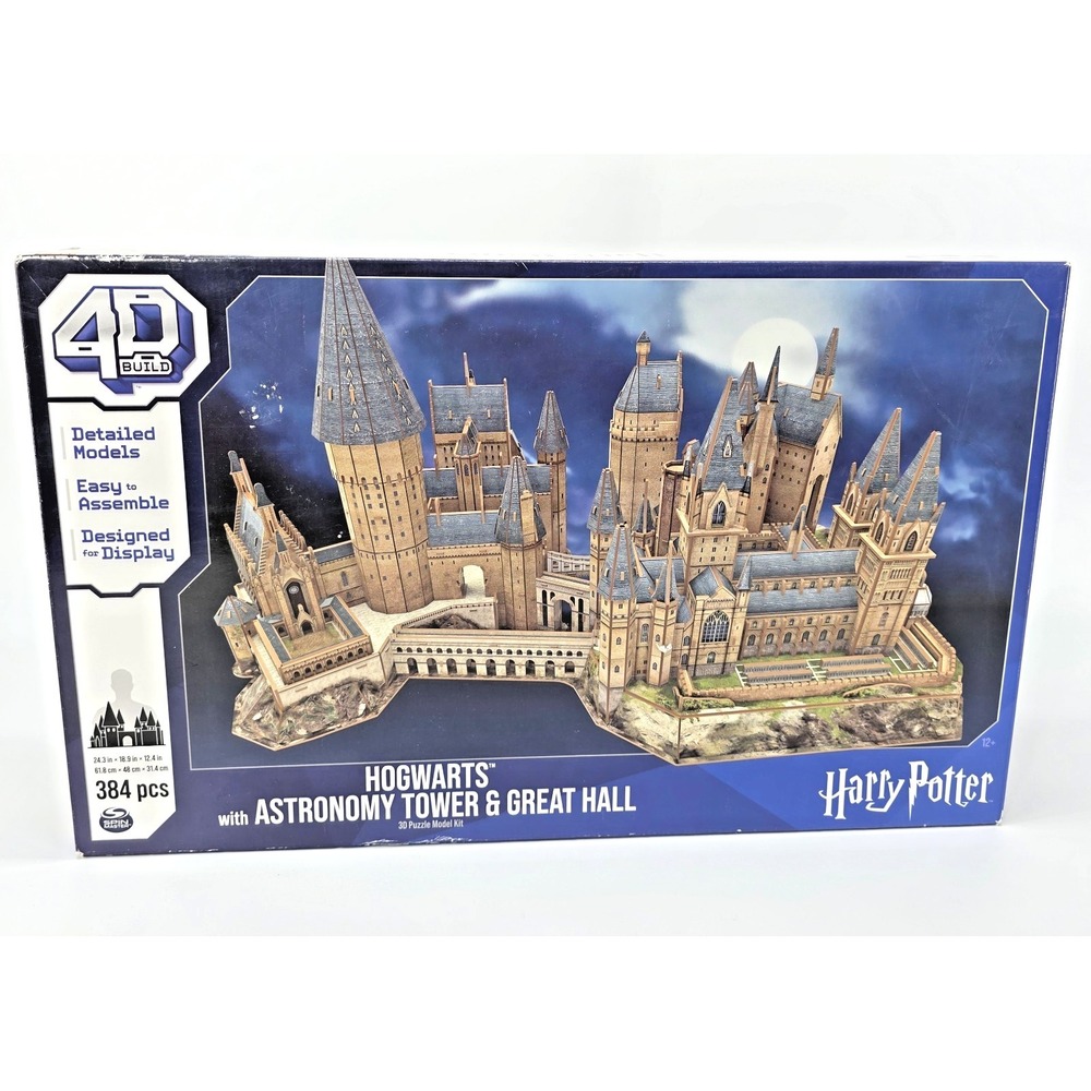 4D BUILD: Harry Potter Deluxe Hogwarts Castle‎ with Astronomy Tower & Great Hall